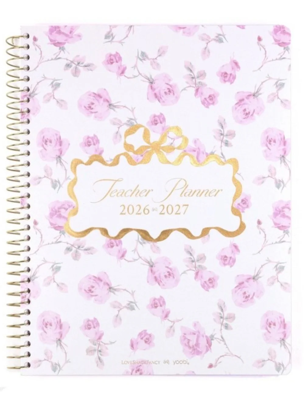 LoveShackFancy x Target Yoobi Everblooming Rosette Teacher Planner NWT